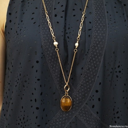 Колье Fiore Luna, TIGER EYE